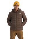Jaqueta masculina com capuz isolada Aconcagua THE NORTH FACE (tamanho padrão e tamanho grande) sem PFAS, marrom esfumaçado, GG