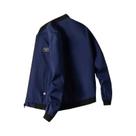 Jaqueta Masculina Corta-Vento Com Zíper, Cor Sólida, Estilo Casual Para Primavera E Outono