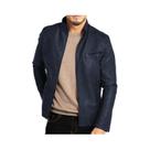 Jaqueta Masculina De Couro PU Estilo Punk Motociclista Com Gola Alta, Moda Para Adolescentes Jaqueta Masculina De Couro PU Estilo Punk Motociclista Com Gola Alta, Moda Para Adolescentes