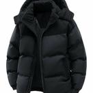 Jaqueta Masculina de Inverno com Capuz e Bolsos ElaShopp