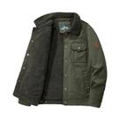 Jaqueta Masculina De Inverno Em Fleece Grossa E Quente, À Prova De Vento, Casual, Com Gola De Pelo, Jaqueta Masculina De Inverno Em Fleece Grossa E Quente, À Prova De Vento, Casual, Com Gola De Pelo,