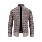 Jaqueta Masculina De Inverno Grossa E Quente Com Forro De Lã, Corta-Vento Casual Para Outono E