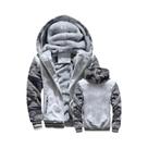 Jaqueta Masculina De Inverno Quente Com Forro De Lã Grosso, Capuz E Zíper, Casual Esportiva De Manga Jaqueta Masculina De Inverno Quente Com Forro De Lã Grosso, Capuz E Zíper, Casual Esportiva De Manga