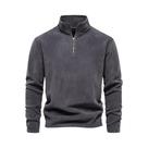 Jaqueta Masculina De Lã Grossa E Quente AIOPESON Com Zíper No Pescoço, Moletom Soft Shell Jaqueta Masculina De Lã Grossa E Quente AIOPESON Com Zíper No Pescoço, Moletom Soft Shell