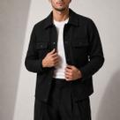 Jaqueta Masculina de Lã Premium Casual Inverno Elegante e Confortável Social Moda Elegante Estilo Eu