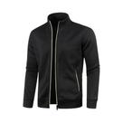 Jaqueta Masculina De Manga Longa Com Zíper, Gola Alta, Casual Para Uso Ao Ar Livre, Tamanhos M-4XL