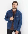 Jaqueta Masculina Jeans Bolsos Azul-22085
