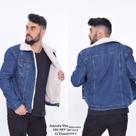 Jaqueta Masculina Jeans Com Pelinhos Forrada Pelúcia Premium