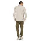 Jaqueta masculina King&Joe Malha Overshirt bege