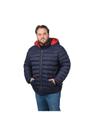 Jaqueta Masculina Kla Plus Size Dupla Face Azul E Vermelho
