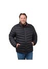 Jaqueta Masculina Kla Plus Size Dupla Face Preto E Cinza