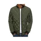 Jaqueta Masculina Leve De Inverno Com Gola De Beisebol Vintage E Manga Longa Casual