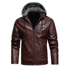 jaqueta masculina Motoqueiro marrom escura G
