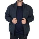 Jaqueta Masculina Pierre Cardin Toque Aveludado Preta - 16259