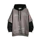 Jaqueta Masculina Retrô Com Capuz E Forro De Lã, Estampa Coreana Hip Hop, Moletom Solto Para
