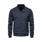 Jaqueta Masculina Slim Fit De Cor Sólida AIOPESON Casual Com Gola Alta Bomber De Alta Qualidade Para Jaqueta Masculina Slim Fit De Cor Sólida AIOPESON Casual Com Gola Alta Bomber De Alta Qualidade Para