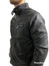Jaqueta Masculina Slim Fit Preta Moderna Resistente Jaqueta Masculina Slim Fit Preta Moderna Resistente