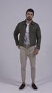 Jaqueta Masculina Trich Jeans Verde Cationizado