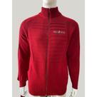 Jaqueta Masculina Tricô Inverno Estiloso Quente Ziper