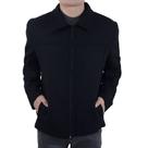 Jaqueta Masculino Peleteria Cordeiro Lã Casual Preta - 3012