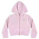 Jaqueta Menina Glinny em Malha Polar Fleece na cor Rosa