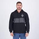 Jaqueta Moletom Atlético Galo Mineiro Preta Jaqueta Moletom Atlético Galo Mineiro Preta