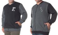 Jaqueta Moletom CDKA Sem Capuz Com Bordado Masculino Adulto Cores e Estampas Sortidas - Ref 4766 Jaqueta Moletom CDKA Sem Capuz Com Bordado Masculino Adulto Cores e Estampas Sortidas - Ref 4766