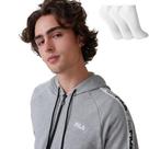 Jaqueta Moletom Fila Basic Tape II Masculina + 3 Pares de Meias Jaqueta Moletom Fila Basic Tape II Masculina + 3 Pares de Meias