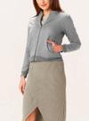 Jaqueta Moletom Malwee 1000026297 Feminina Flanelada Algodão T. P/XGG