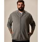 Jaqueta Moletom Masculina Plus Size Malwee Ref. 139840 Cor:Cinza EscuroTamanho:G1 Jaqueta Moletom Masculina Plus Size Malwee Ref. 139840 Cor:Cinza EscuroTamanho:G1