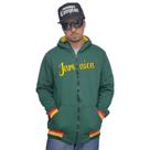Jaqueta Moletom Zíper Masculina M10 Dunk Jamaica