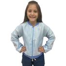Jaqueta Mon Sucré Azul Com Glitter Inverno