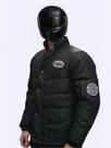 Jaqueta Motoboy Masculina 5 Bolsos Bordados Refletivos Mangas Removíveis Vira Colete CortaVento Segurança Noturna Total