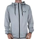 Jaqueta Oakley Windbreaker II WT25 Masculina Heather Grey Jaqueta Oakley Windbreaker II WT25 Masculina Heather Grey