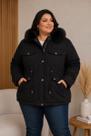 Jaqueta Parka Feminina Aline Fashion Modelo Único