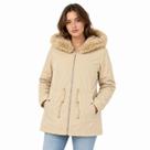 Jaqueta Parka Feminina Facinelli 690128 Areia