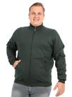 Jaqueta Plus Size Anistia Masculina Moletom Felpado Liso Militar