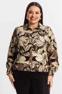 Jaqueta Plus Size Feminina Estampada Secret Glam - Conforto e Estilo