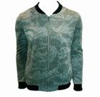 Jaqueta Premium Masculina Moletom s/ Flanela Estampada c/ Forro Cetim Pargan