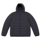 Jaqueta Puffer Adulto Com Capuz Removível Blusa de Frio Casaco Inverno Acolchoada Gorro