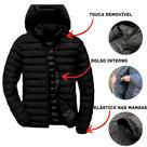 Jaqueta Puffer Bobojaco Masculina Frio Corta Vento Inverno