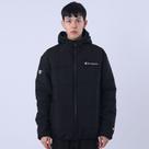 Jaqueta puffer champion life script logo ink