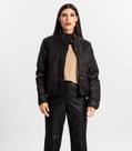 Jaqueta Puffer Feminina Em Microfibra Endless Preto