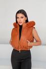 Jaqueta Puffer Feminina Peluciada Com Capuz Mangas Q Remove