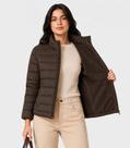 Jaqueta Puffer Feminina Peluciada Sea Surf Marrom