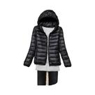Jaqueta Puffer Feminina plus Size 15 Cores 5XL 6XL 7XL Leve E Compactável Com Capuz Casaco De Pluma