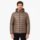 Jaqueta Puffer Gola Alta com Capuz Removível