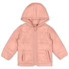 Jaqueta Puffer Infantil Kyly Básica com Capuz Menina