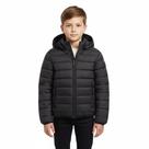 Jaqueta Puffer Infantil Masculina Bobojaco Casaco Capuz Frio COR:AZULTAMANHO:10