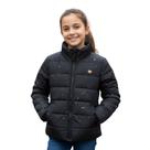 Jaqueta Puffer Infantil Meninas Acolchoada Com Gola Luxo -